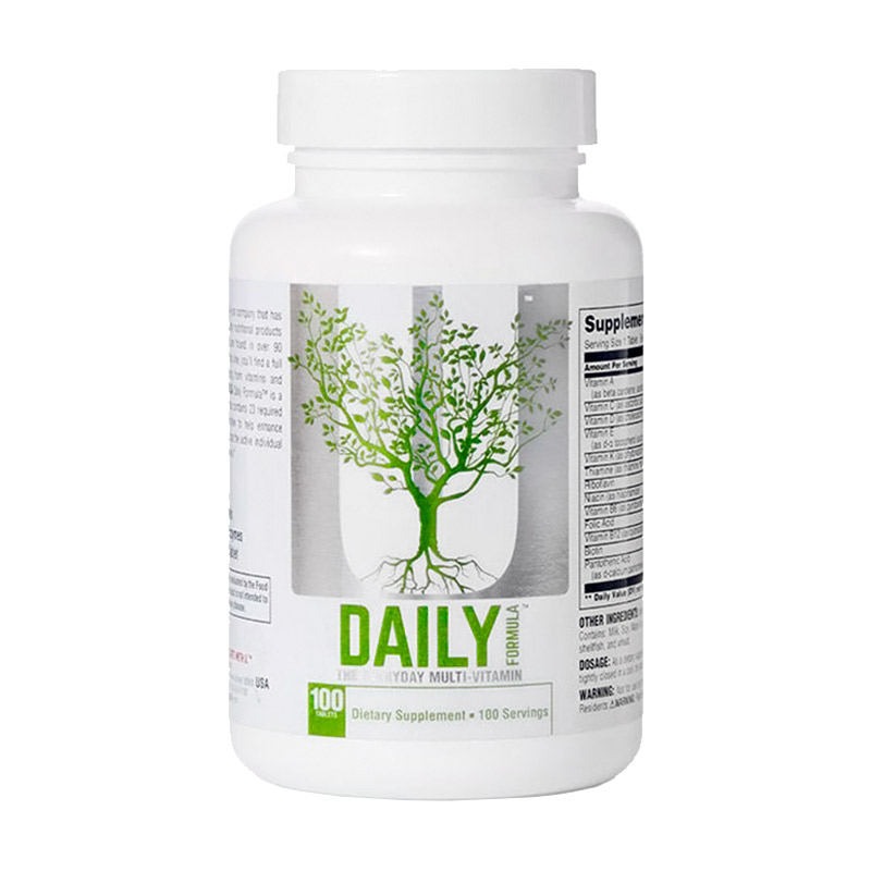 Вітамінно-мінеральний комплекс Universal Nutrition Daily Formula, 100 таблеток